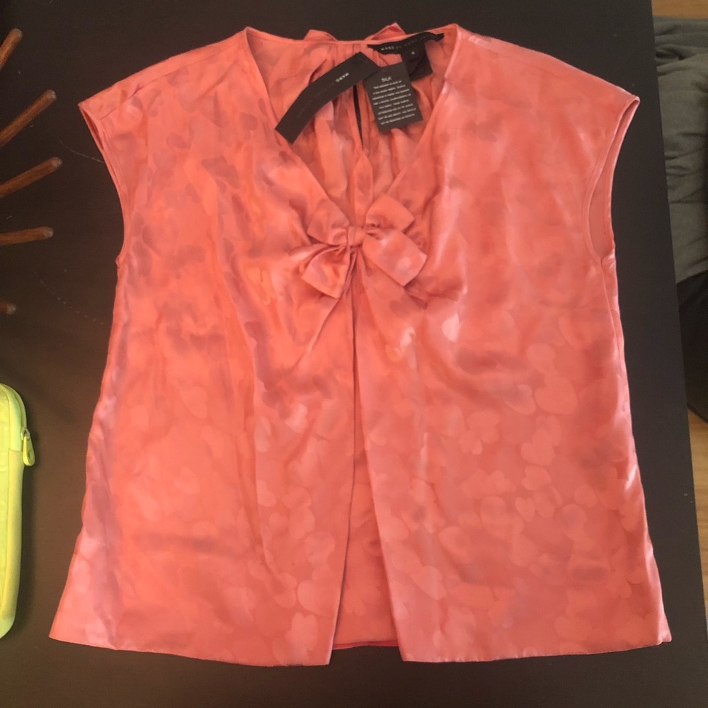 Marc By Marc Jacobs Silk Pink Top